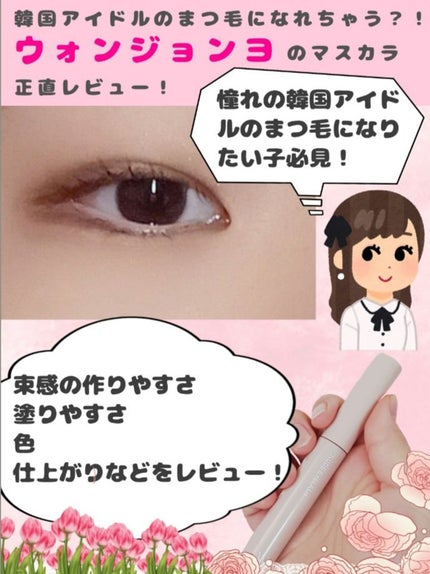 ウォンジョンヨ ヌードアイラッシュ/Wonjungyo/マスカラを使ったクチコミ(1枚目)