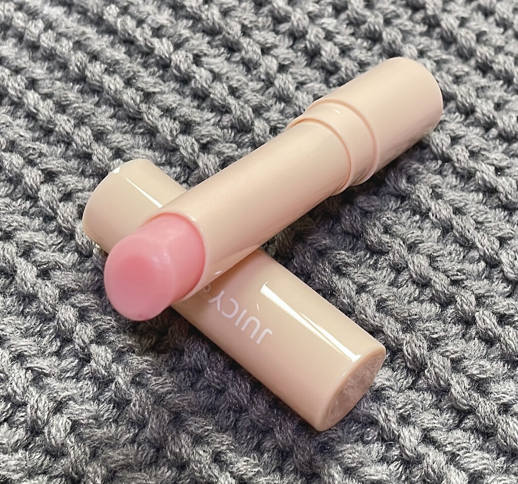 アピュー ジューシーパン カラーリップバーム PK01　いちごミルク/A’pieu/リップバームを使ったクチコミ（1枚目）