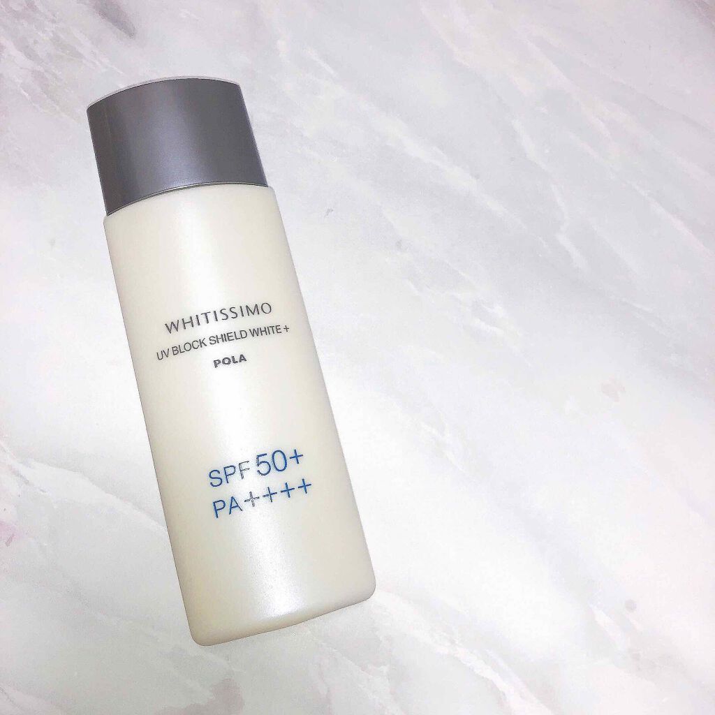 薬用UVブロックシールドホワイトプラス/ホワイティシモ/日焼け止めローションを使ったクチコミ(1枚目)