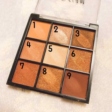 UR GLAM BLOOMING EYE COLOR PALETTE/U R GLAM/アイシャドウパレットを使ったクチコミ(2枚目)