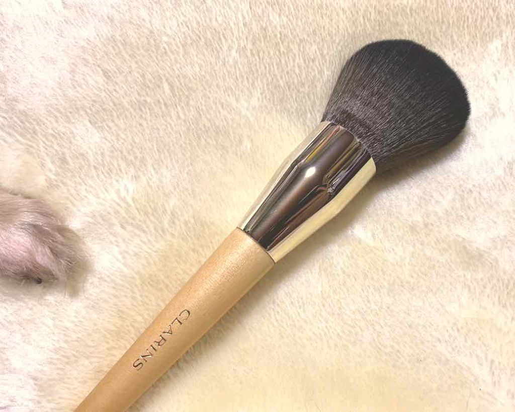 パウダーブラシ/CLARINS/メイクブラシを使ったクチコミ（1枚目）