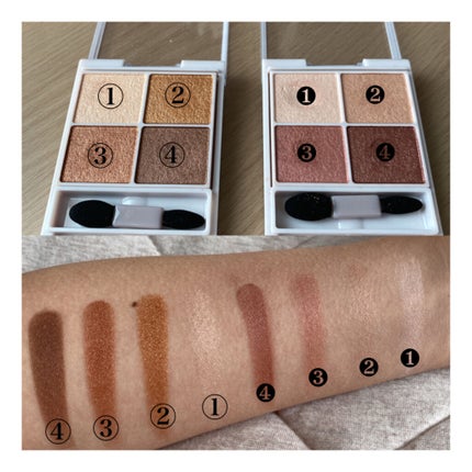 シルキースフレアイズ/キャンメイク/アイシャドウパレットを使ったクチコミ(2枚目)