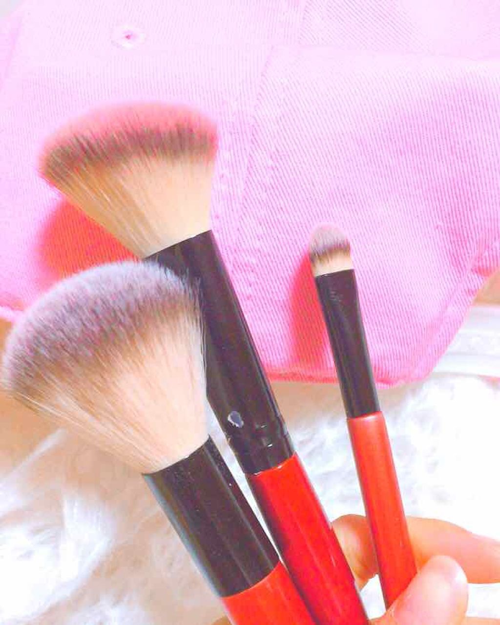 春姫 ファンデーションブラシ/DAISO/メイクブラシを使ったクチコミ（1枚目）