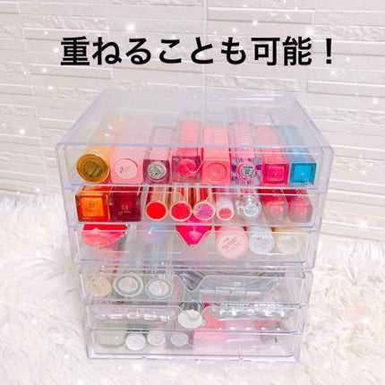 3段式クリアーケース/DAISO/その他化粧小物を使ったクチコミ(4枚目)