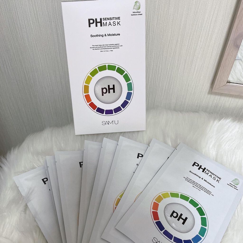 PHセンシティブマスクスージング&モイスト/SAM'U/シートマスク・パックを使ったクチコミ(4枚目)
