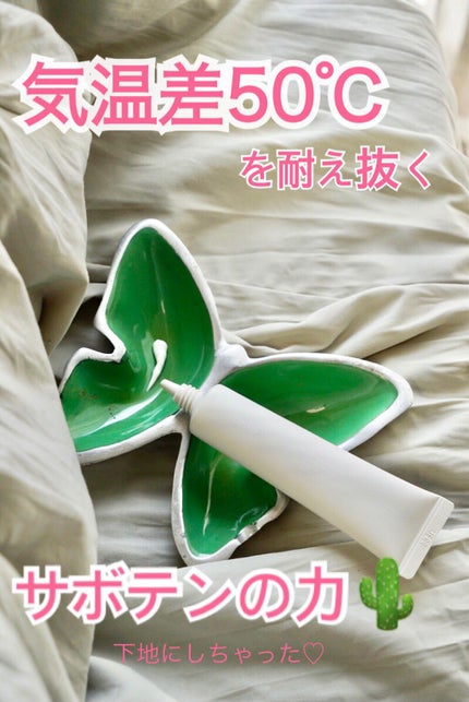 Huxley サンクリーム;ステイサンセーフのクチコミ「/
夏の気温差に!
サボテンオイル配合の韓国コスメ💕
\
気温差が激しく水分もほぼ無い過酷な.....」(1枚目)