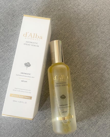 ホワイトトリュフファーストアロマティックスプレーセラム/ダルバ/ミスト状化粧水を使ったクチコミ(1枚目)