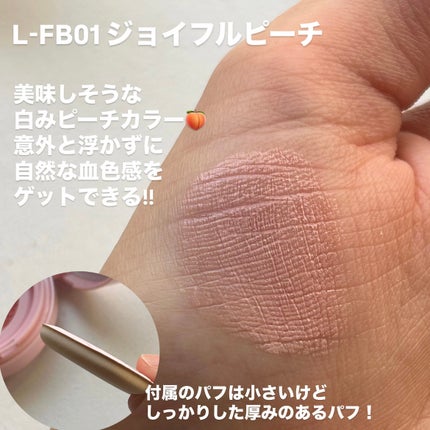 ファーリークッションブラッシュ/INTO U/パウダーチークを使ったクチコミ(3枚目)