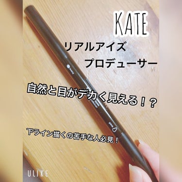 リアルアイズプロデューサー/KATE/ペンシルアイライナーを使ったクチコミ（1枚目）