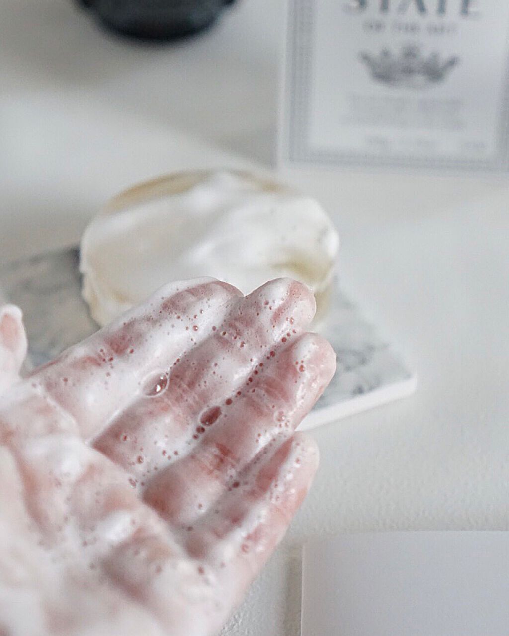 極微細泡石けん/STATE OF THE ART/洗顔石鹸を使ったクチコミ(6枚目)