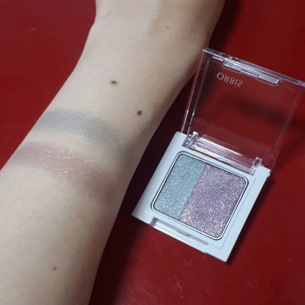 ツイングラデーションアイカラー ドリーミングナイト(限定)/オルビス/アイシャドウパレットを使ったクチコミ（2枚目）
