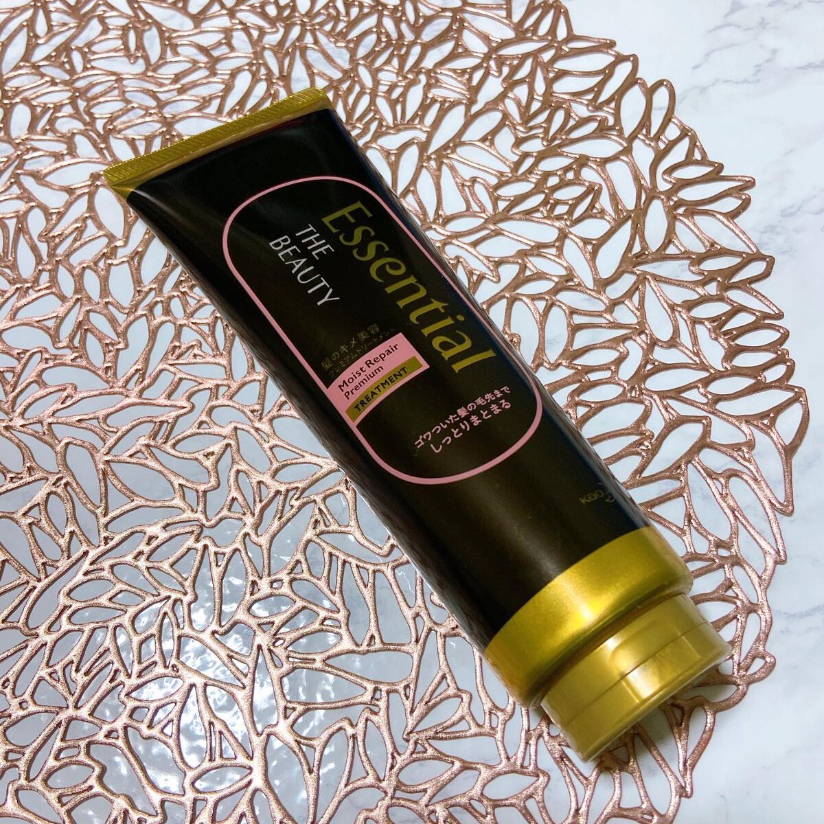 THE BEAUTY 髪のキメ美容プレミアムトリートメント<モイストリペアプレミアム>/エッセンシャル/洗い流すヘアトリートメントを使ったクチコミ(1枚目)