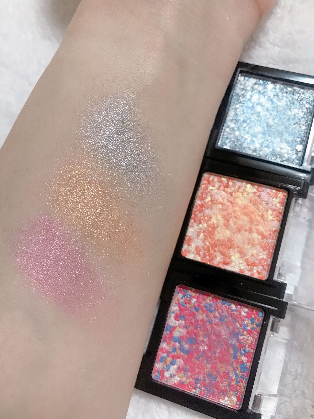 UR GLAM MARBLE EYESHADOW/U R GLAM/単色アイシャドウを使ったクチコミ(2枚目)