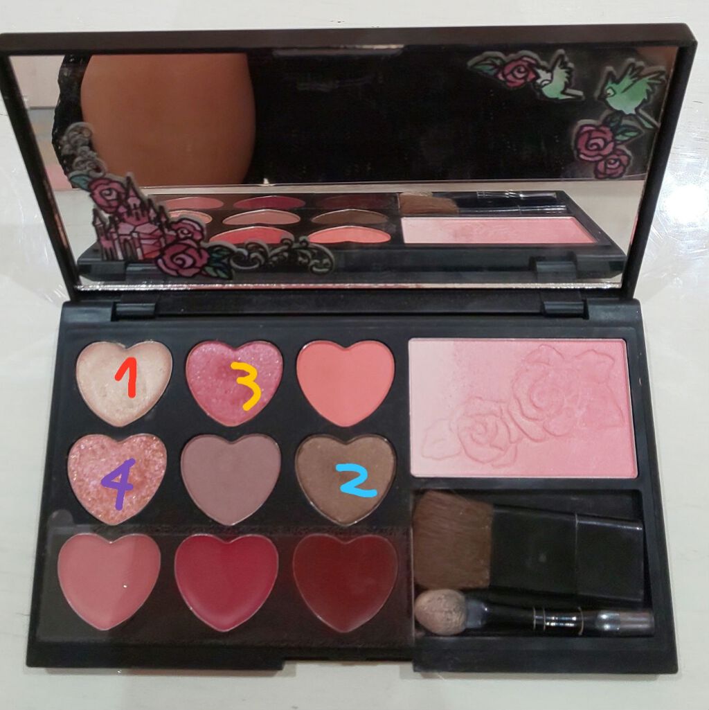 IT'S DEMO ディズニープリンセスマルチパレット/IT'S DEMO/アイシャドウパレットを使ったクチコミ(4枚目)