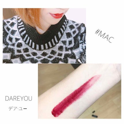 リップスティック/M・A・C/口紅を使ったクチコミ(2枚目)