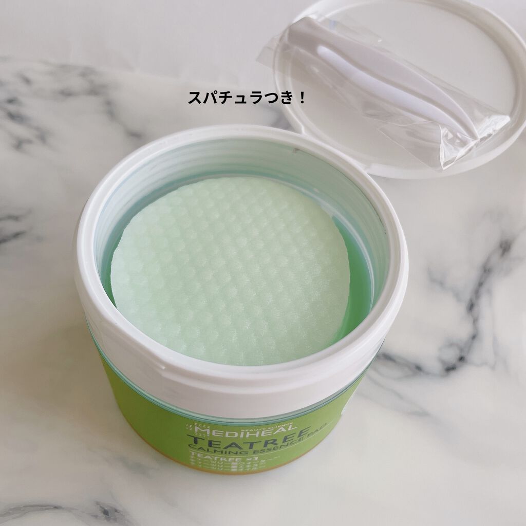 ティーツリーカーミングエッセンスパッド/MEDIHEAL/トナーパッドを使ったクチコミ（3枚目）