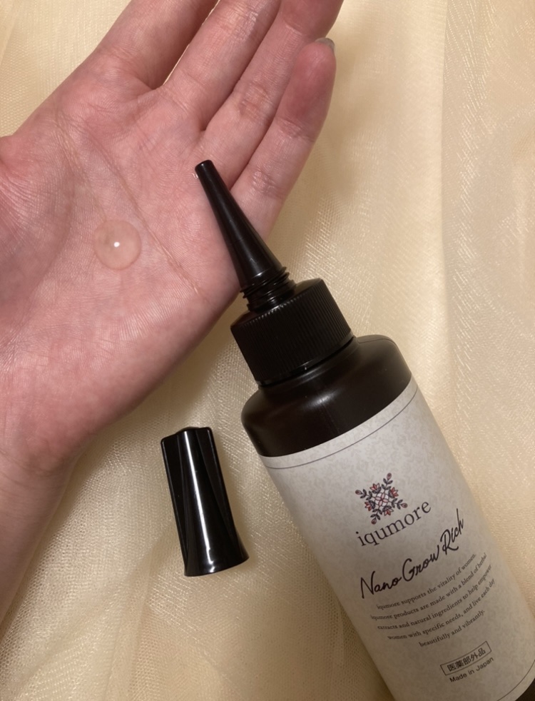 ナノグロウリッチ/iqumore/頭皮ローションを使ったクチコミ（2枚目）