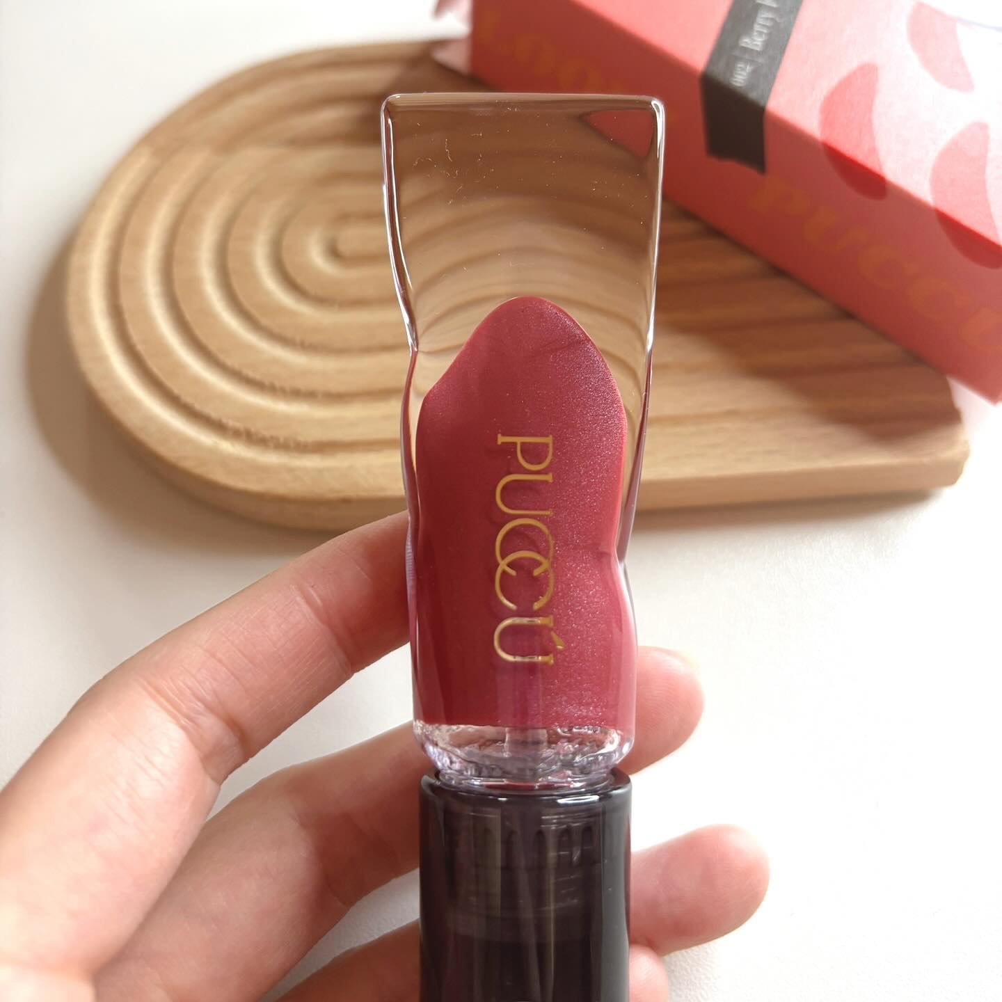 カラーリップセラム/PUCCÚ/リップグロスを使ったクチコミ（1枚目）