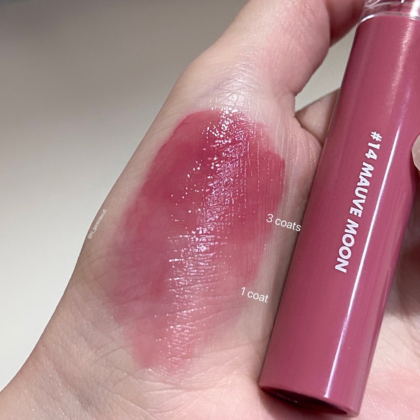 グラスティングウォーターティント/rom&nd/リップティントを使ったクチコミ(6枚目)