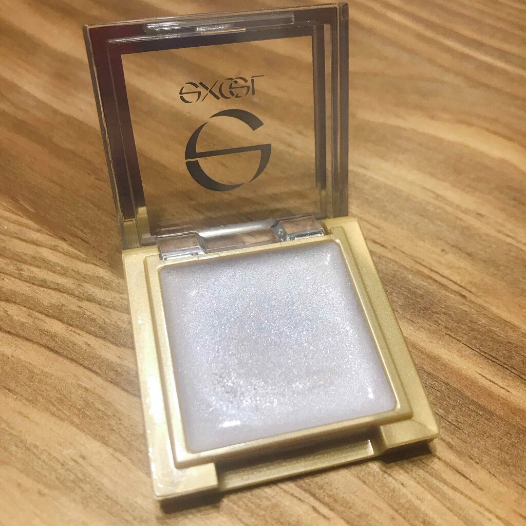 シマリングシャドウ SS02 シュガーホワイト/excel/ジェル・クリームアイシャドウを使ったクチコミ（2枚目）