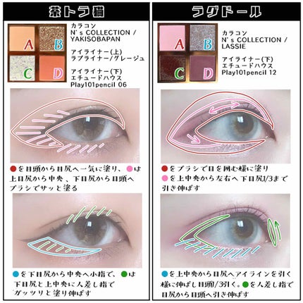 Venus Marble アイシャドウキャットシリーズ/Venus Marble/アイシャドウパレットを使ったクチコミ(4枚目)