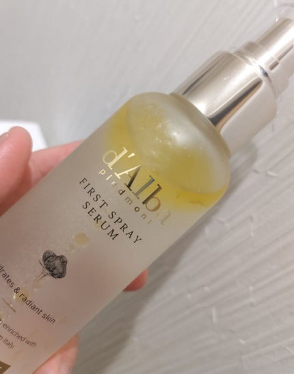 ダルバ ホワイトトリュフファーストスプレーセラム/ダルバ/ミスト状化粧水を使ったクチコミ(2枚目)