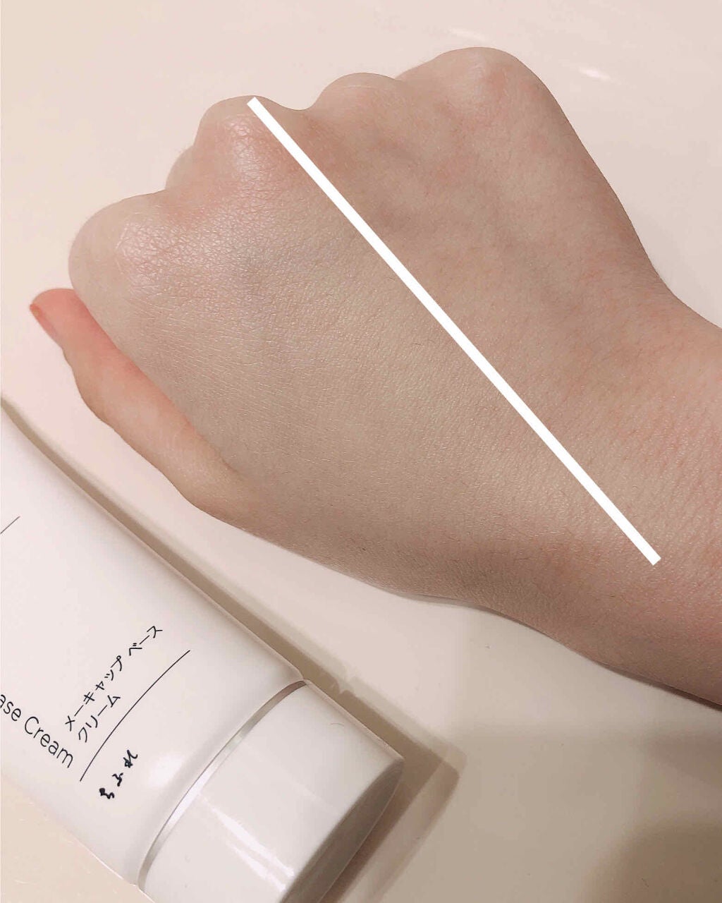 メーキャップ ベース クリーム/ちふれ/化粧下地を使ったクチコミ(3枚目)