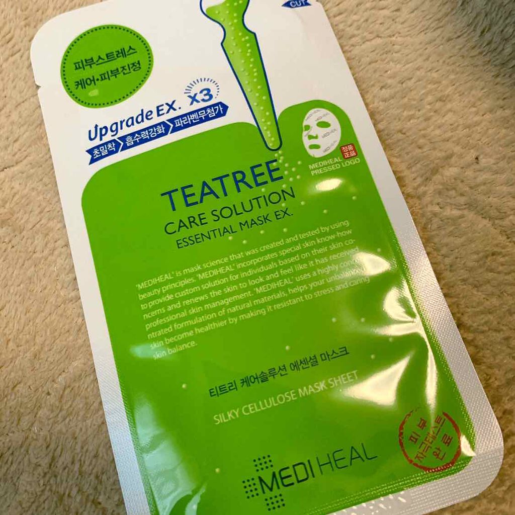 ティーツリーケアソリューション アンプルマスクJEX/MEDIHEAL/シートマスク・パックを使ったクチコミ（2枚目）