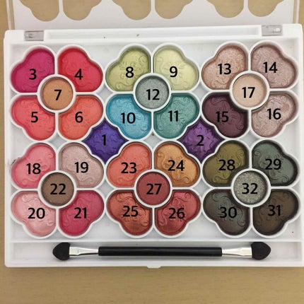 アイカラーパレット/ティアラガール/アイシャドウパレットを使ったクチコミ(2枚目)