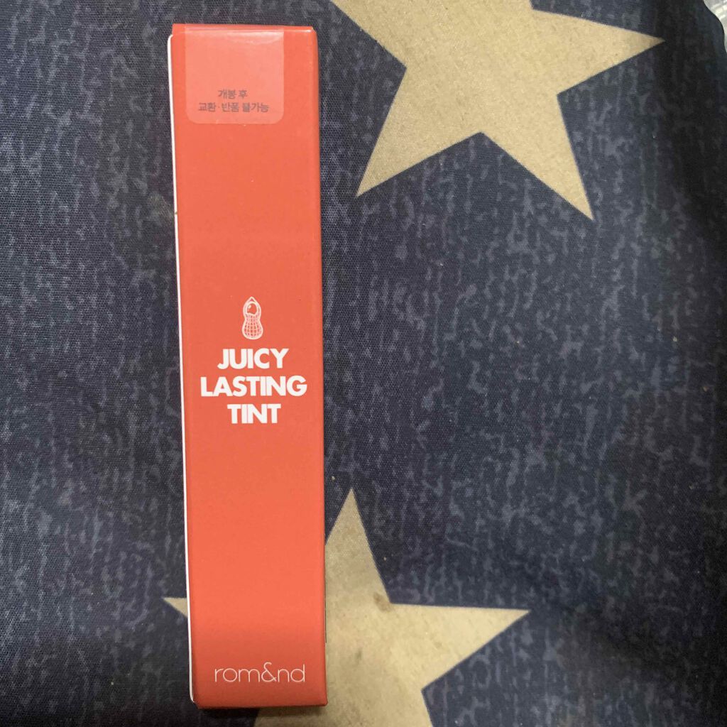 ジューシーラスティングティント 10 ヌーディピーナッツ(NUDY PEANUT)/rom&nd/リップティントを使ったクチコミ（1枚目）