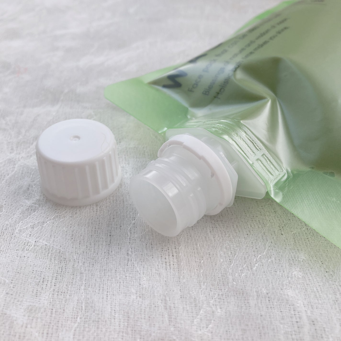 skinmarche WAOPLUS ハートリーフマグワートブースターマスク/ブレーンコスモス/洗い流すパック・マスクを使ったクチコミ(4枚目)