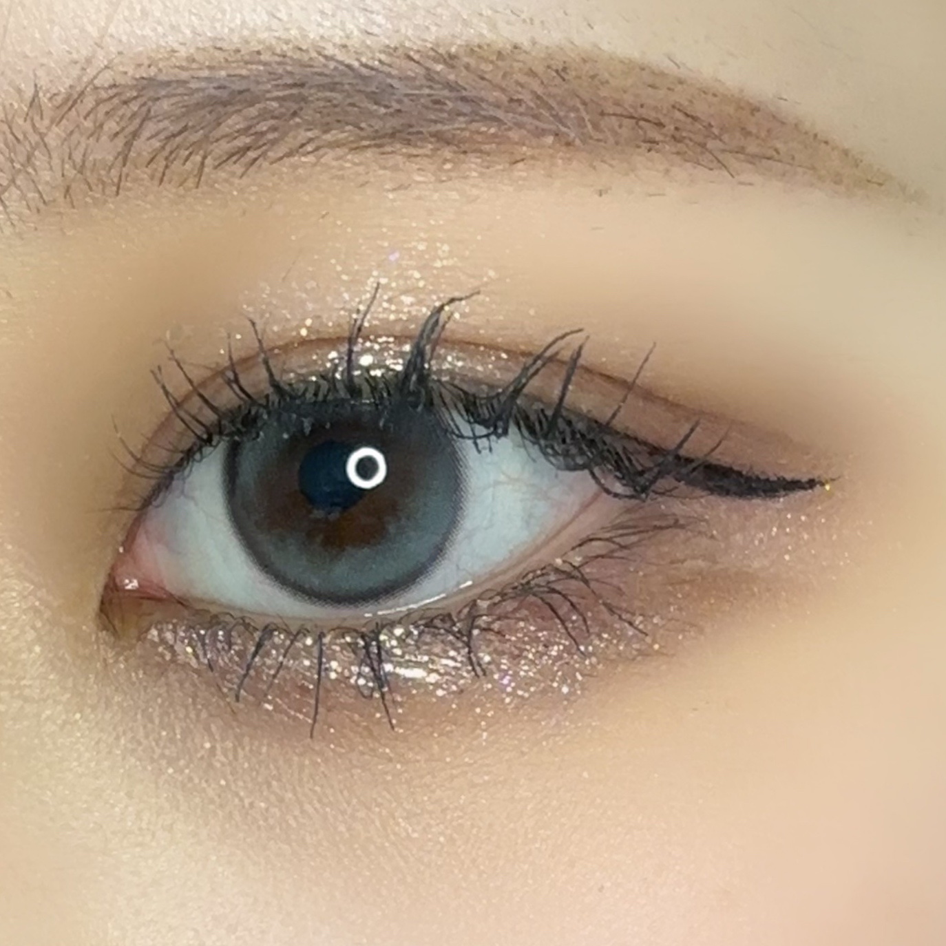 Double Tint 1month/OLENS/カラーコンタクトレンズを使ったクチコミ（3枚目）