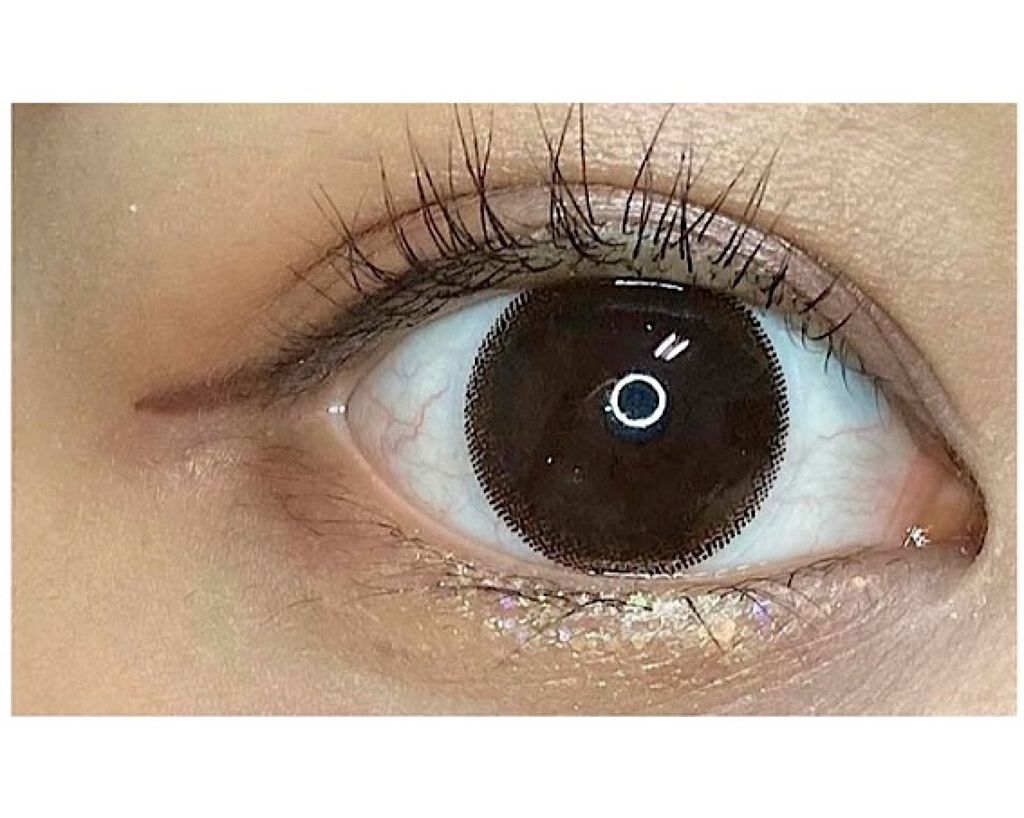 ネオサイトワンデー リングUV ブラウン/Aire/ワンデー（１DAY）カラコンを使ったクチコミ（3枚目）