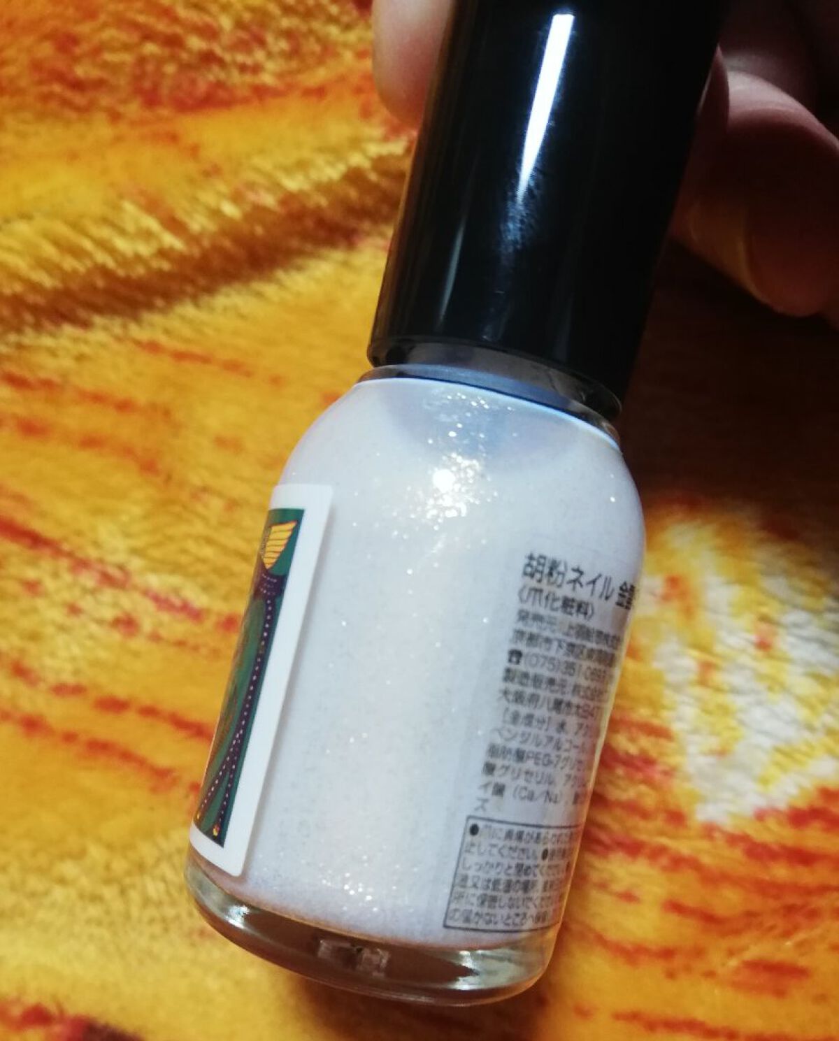 胡粉ネイル きららシリーズ 金雲母（きんうんも）/上羽絵惣/マニキュアを使ったクチコミ（2枚目）