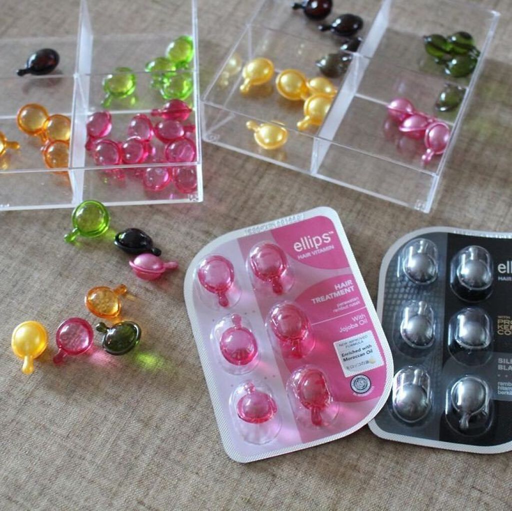 ヘアーオイル【トリートメント】/ellips/ヘアオイルを使ったクチコミ（1枚目）
