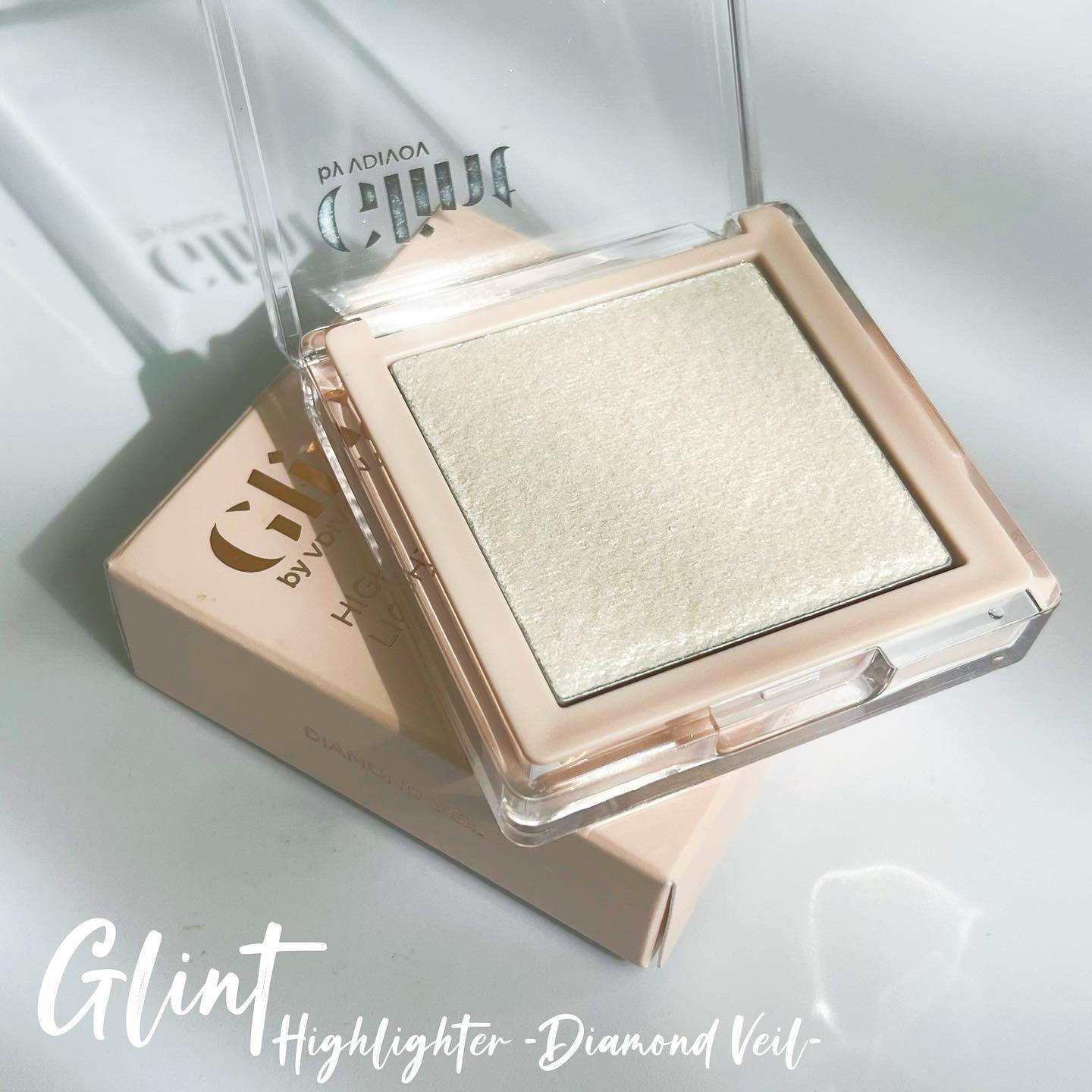 ハイライター Diamond Veil/Glint/パウダーハイライトを使ったクチコミ（3枚目）