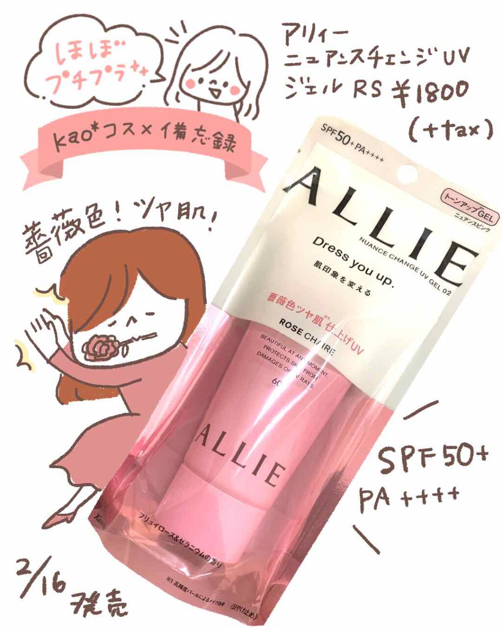 ニュアンスチェンジUV ジェル RS/アリィー/日焼け止めジェルを使ったクチコミ(1枚目)