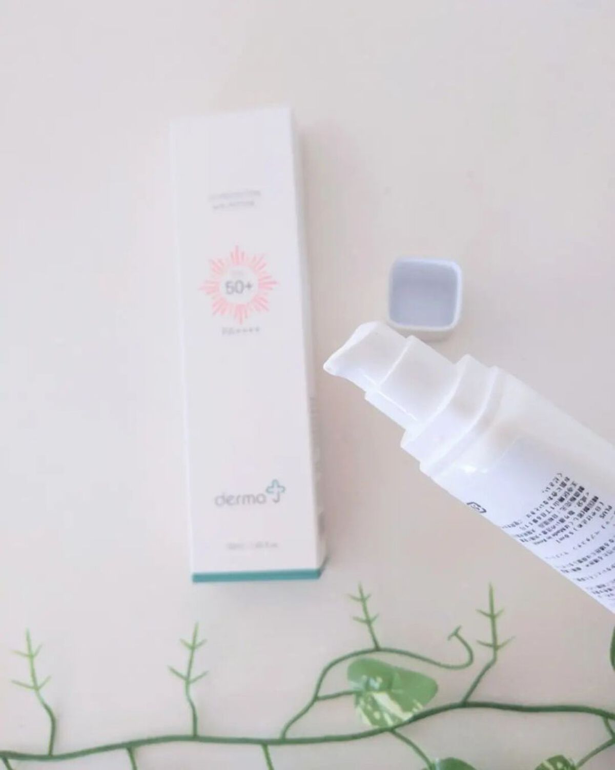 サンクリーム＋/ DermaJ/日焼け止めクリームを使ったクチコミ（3枚目）