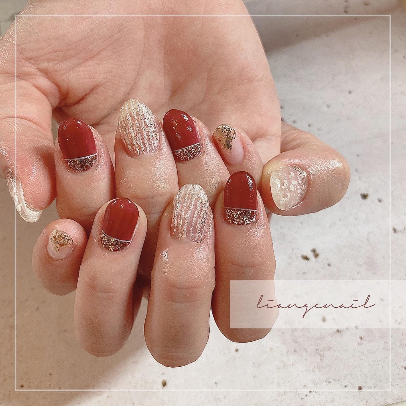 Yuki on LIPS 「.サンプルmix❤︎....Liangenail《リアンジェ..」(1枚目)