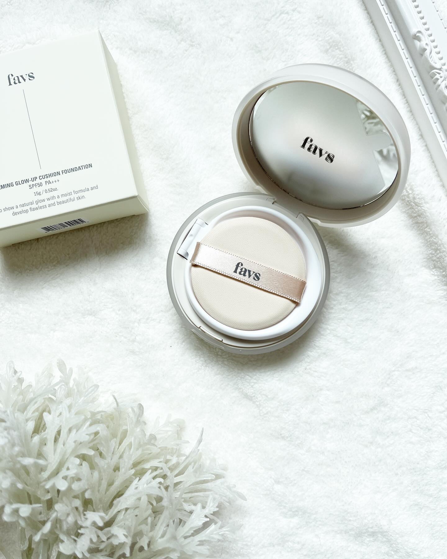 カーミンググロウアップクッションファンデーション/favs/リキッドファンデーションを使ったクチコミ（2枚目）