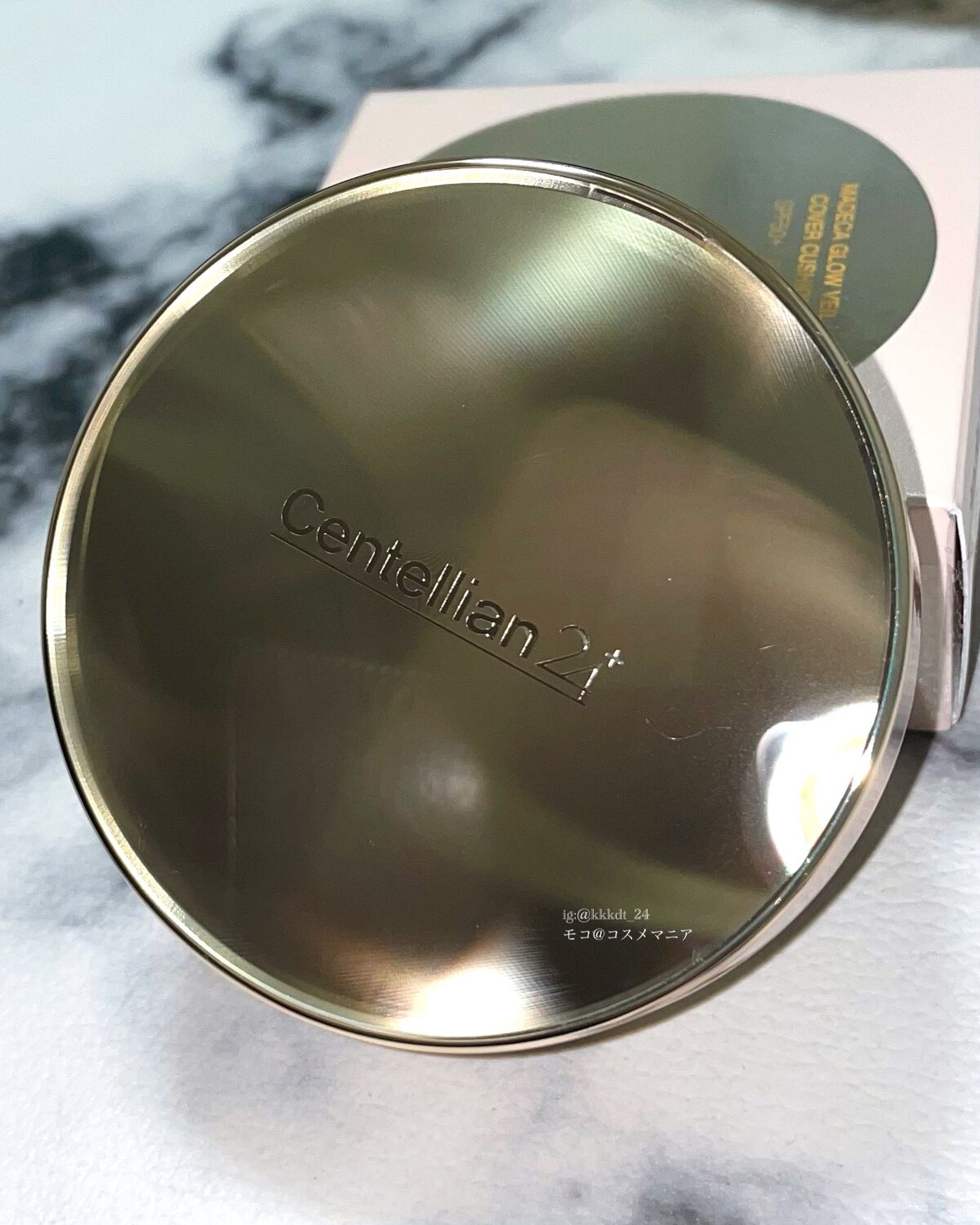 マデカグロウベールカバークッション/センテリアン24/クッションファンデーションを使ったクチコミ（2枚目）