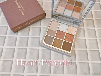 ドットオンムードアイパレット/Heart Percent/アイシャドウパレットを使ったクチコミ(1枚目)
