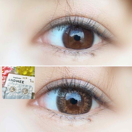AND MEE 1month/AngelColor/1ヶ月(1MONTH)カラコンを使ったクチコミ(3枚目)