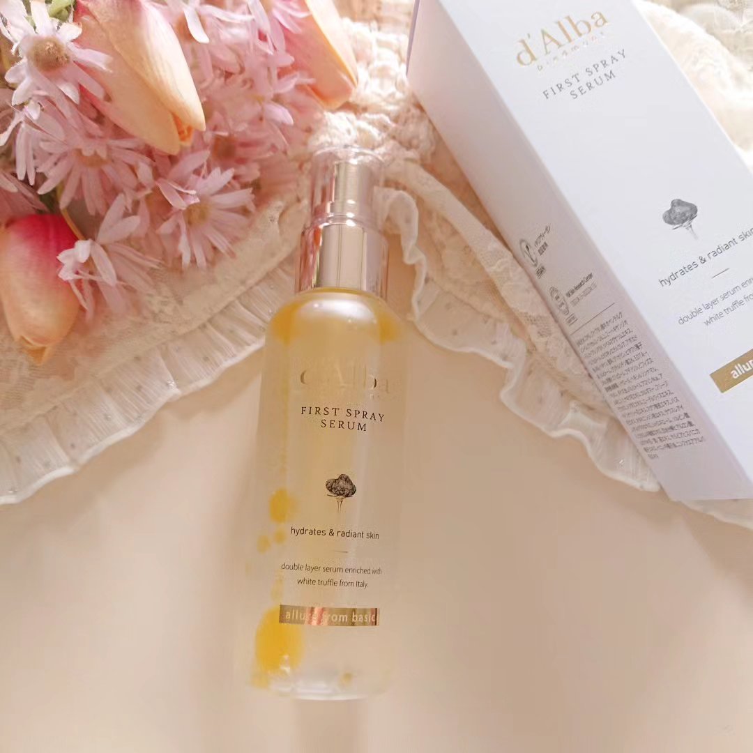 ダルバ ホワイトトリュフファーストスプレーセラム/ダルバ/ミスト状化粧水を使ったクチコミ（1枚目）