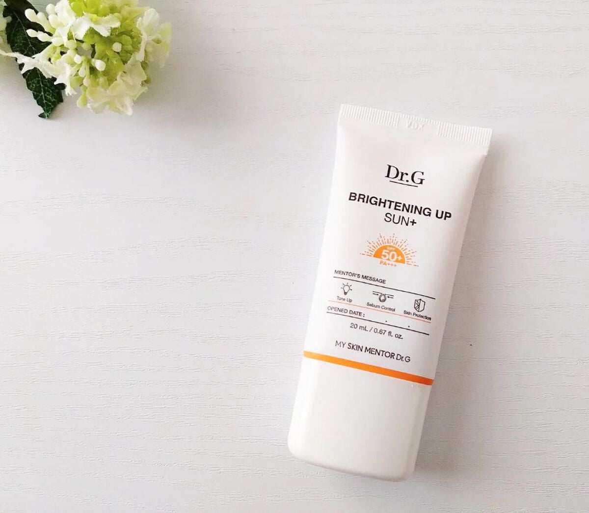 ブライトニングアップサンプラス/Dr.G/日焼け止めクリームを使ったクチコミ(1枚目)