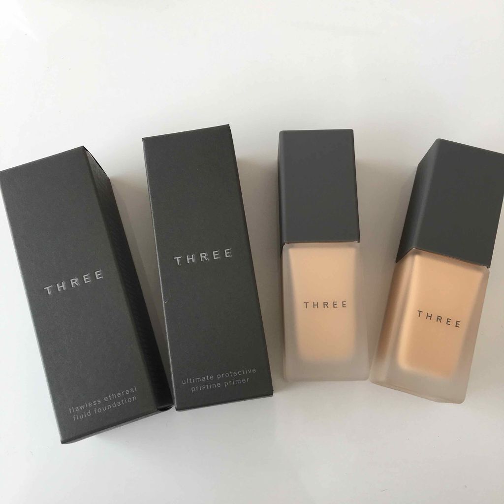 フローレスエシリアル フルイド ファンデーション/THREE/リキッドファンデーションを使ったクチコミ(1枚目)