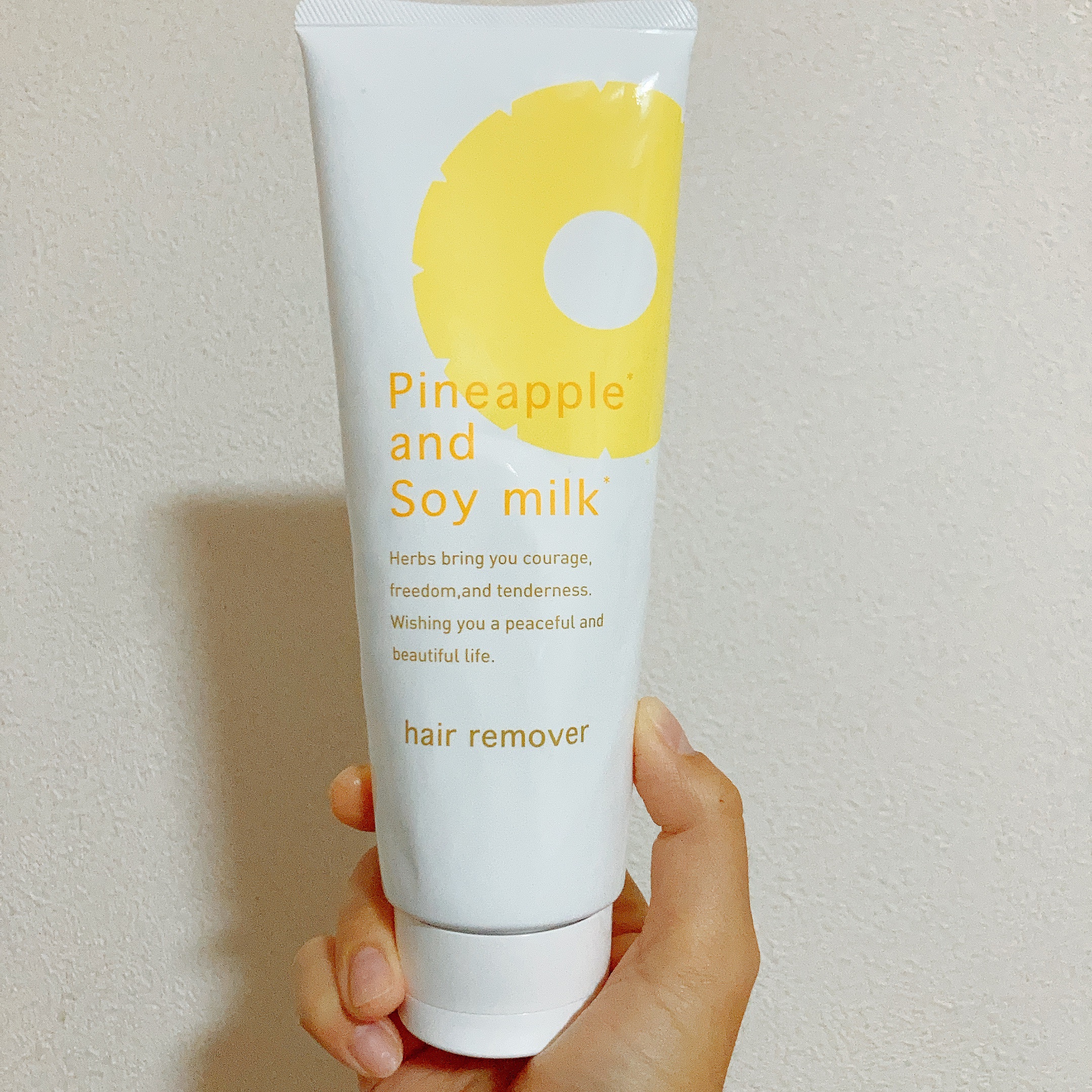 パイナップル豆乳除毛クリーム/鈴木ハーブ研究所/除毛クリームを使ったクチコミ（2枚目）