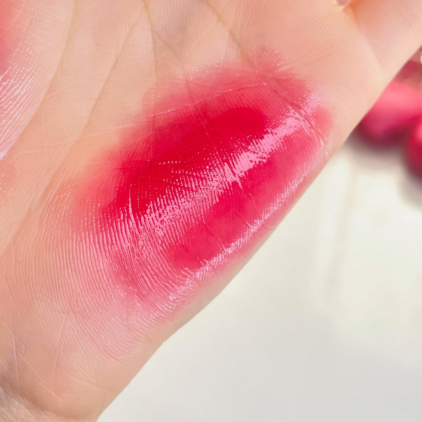 ロウグロウジェルティント/hince/リップティントを使ったクチコミ(4枚目)