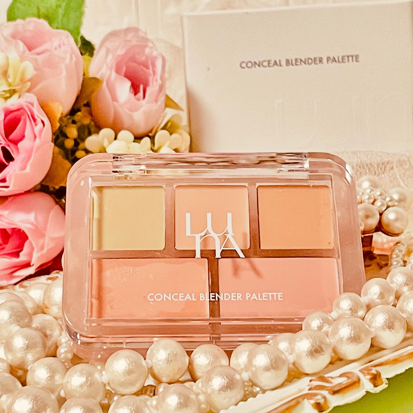 コンシールブレンダーパレット/LUNA/パレットコンシーラーを使ったクチコミ（3枚目）