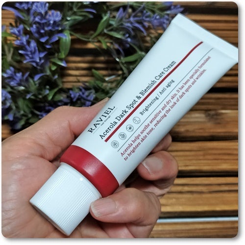 アセロラダークスポット&ブレミッシュ ケア クリーム/RAVIEL/フェイスクリームを使ったクチコミ(2枚目)